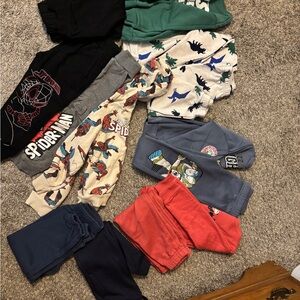 Kids Dinosaur Print Pajama Pants